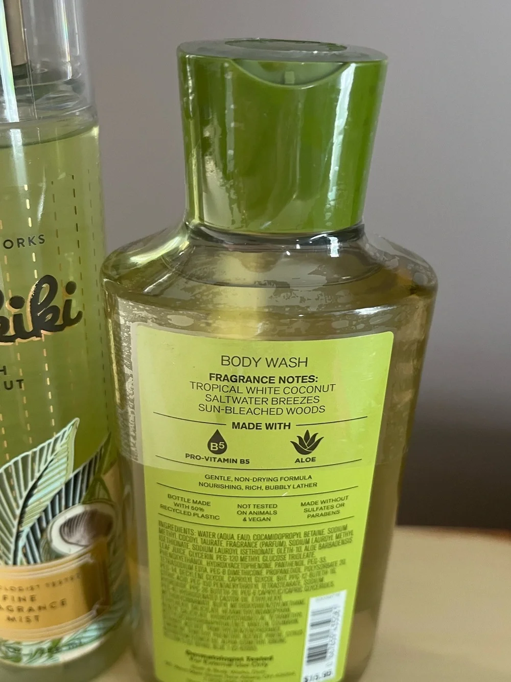 Bath & Body Works Waikiki Beach Coconut Body Cream & Fine Fragrance Mist